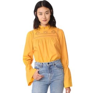 Free People “Another Eternity” Crochet Detail Top